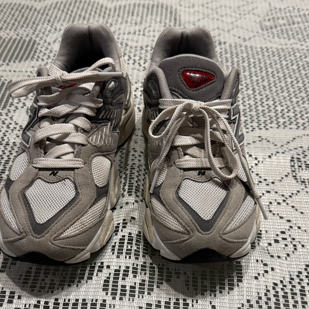 New Balance Kids Sneakers in Gray and Red